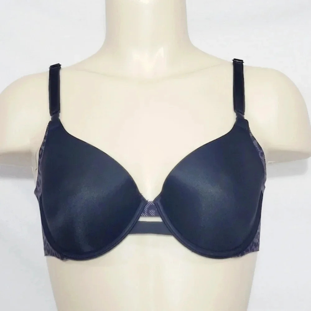 34B Warner's RB5781A RB5781T Smoothes Underarm Bulge Underwire Contour Bra Black